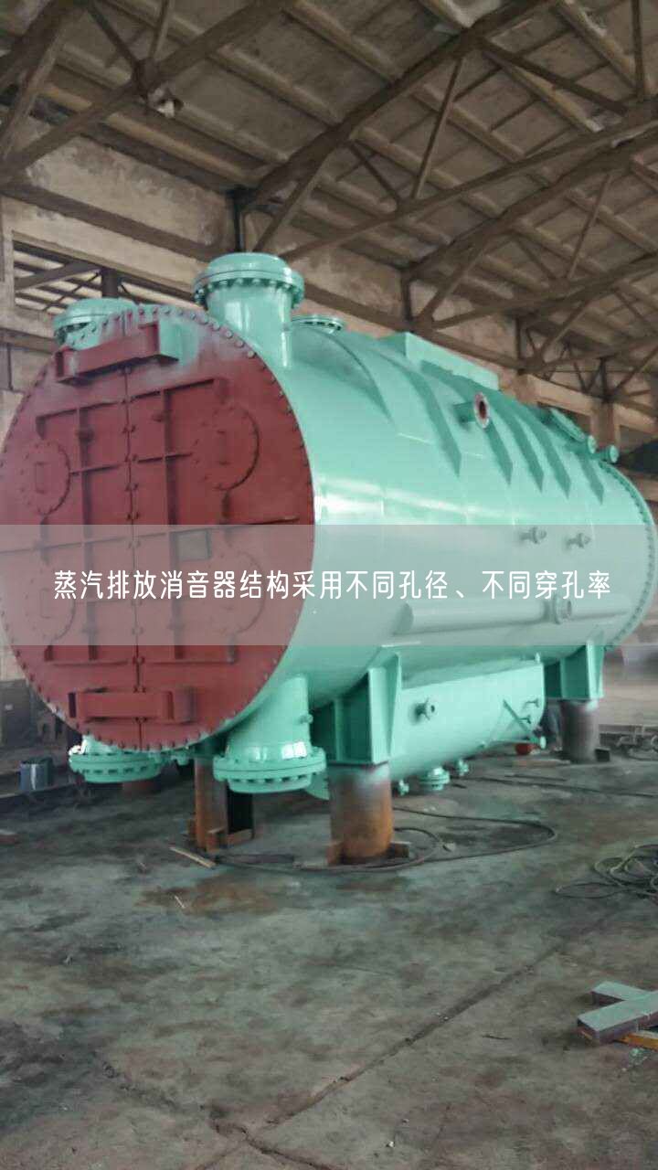蒸汽排放消音器結(jié)構(gòu)采用不同孔徑、不同穿孔率
